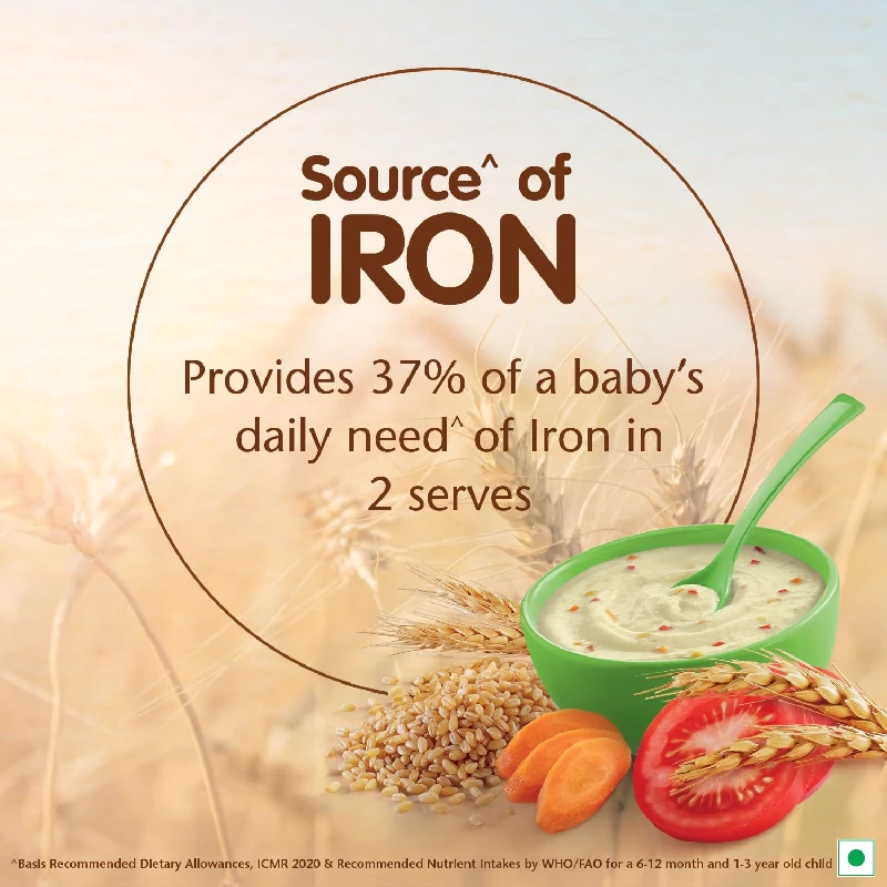 Nestle Cerelac Baby Cereal with Milk, Wheat - Rice Mixed Veg From 10 to 24 Months Stage 3, 300 g-5.webp